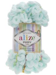 5860 Пряжа PUFFY COLOR - мята