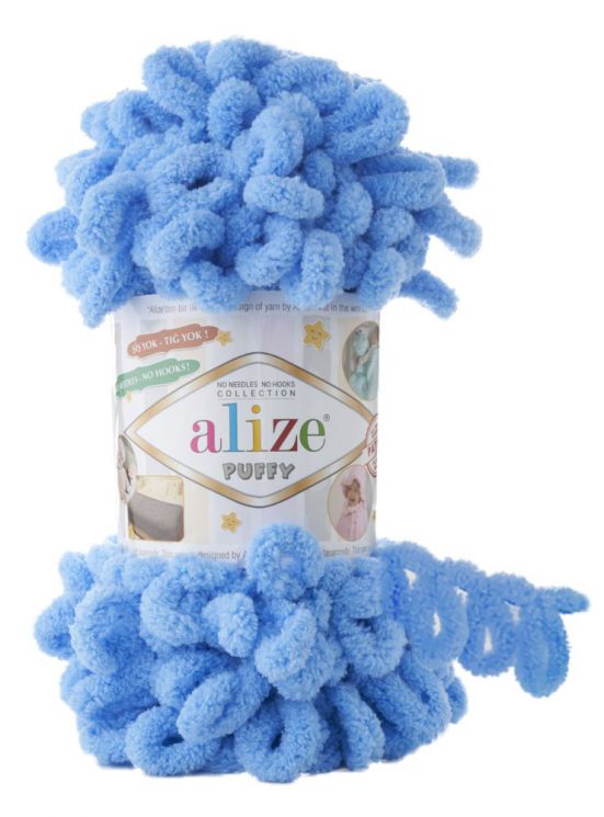 289 Пряжа Alize PUFFY - голубой