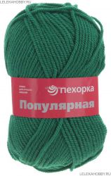 Пряжа ПЕХОРКА Популярная // 028 // 480 // Яркая зелень