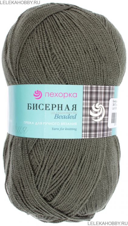 Пряжа ПЕХОРКА Бисерная // 005 // 38 // Полынь