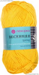 Пряжа ПЕХОРКА Весенняя // 009 // 12 // Желток