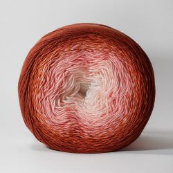 Пряжа Flowers 288 Терракотовый/розовый/бледно-розовый