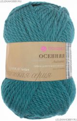 Пряжа ПЕХОРКА Осенняя // 085 // 1178 // Светлая морская волна
