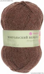Пряжа ПЕХОРКА Монгольский верблюд // 025 // 165 // Темно-бежевый