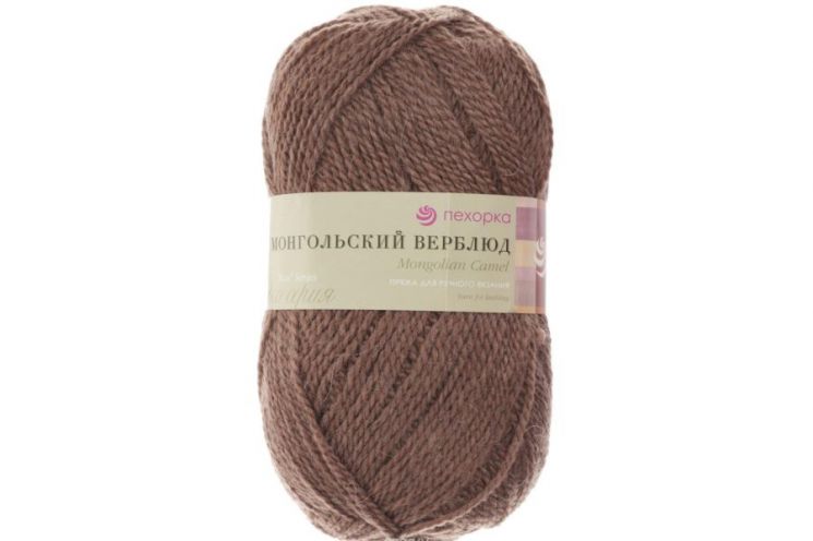 Пряжа ПЕХОРКА Монгольский верблюд // 025 // 412 // Верблюжий