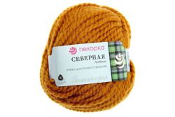 Пряжа ПЕХОРКА Северная // 056 // 447 // Горчица