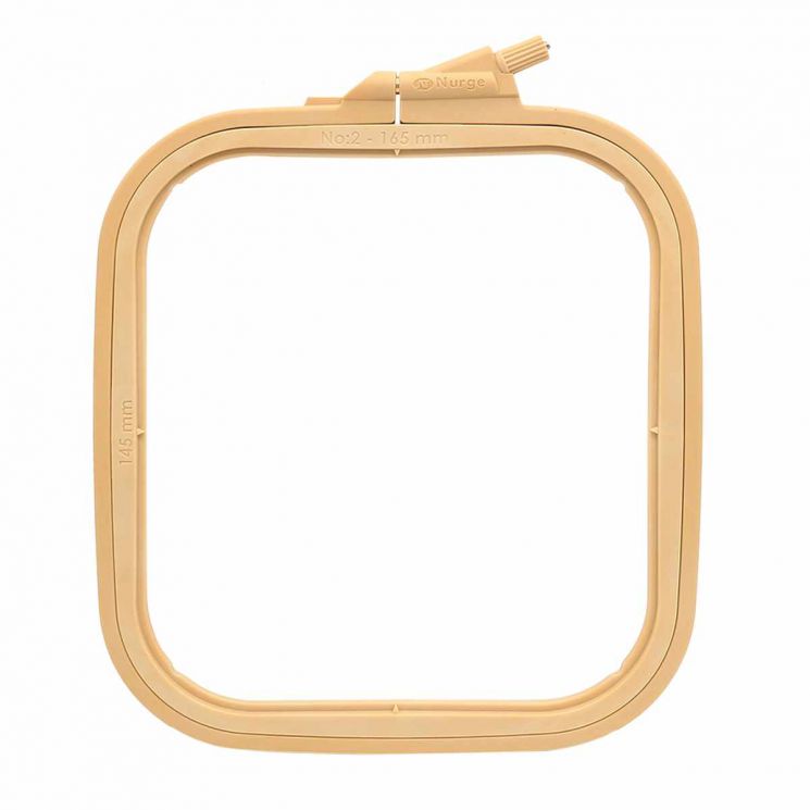 170-12 Пяльцы-рамка квадрат пластиковые 145*165mm Nurge"