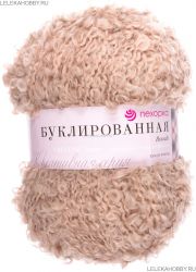 Пряжа ПЕХОРКА Буклированная // 080 // 03 // Светло-бежевый