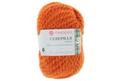 Пряжа ПЕХОРКА Северная // 056 // 602 // Темный рыжик