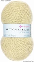 Пряжа ПЕХОРКА Ангорская тёплая // 100 // 1076 // Светло-фисташковый