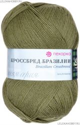 Пряжа ПЕХОРКА Кроссбред Бразилии // 020 // 478 // Защитный