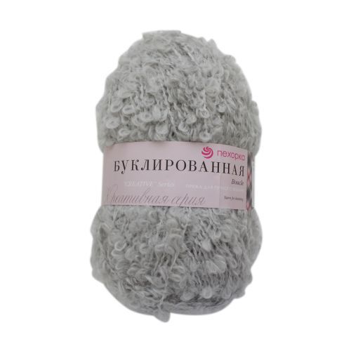 Пряжа ПЕХОРКА Буклированная // 080 // 276 // Перламутр
