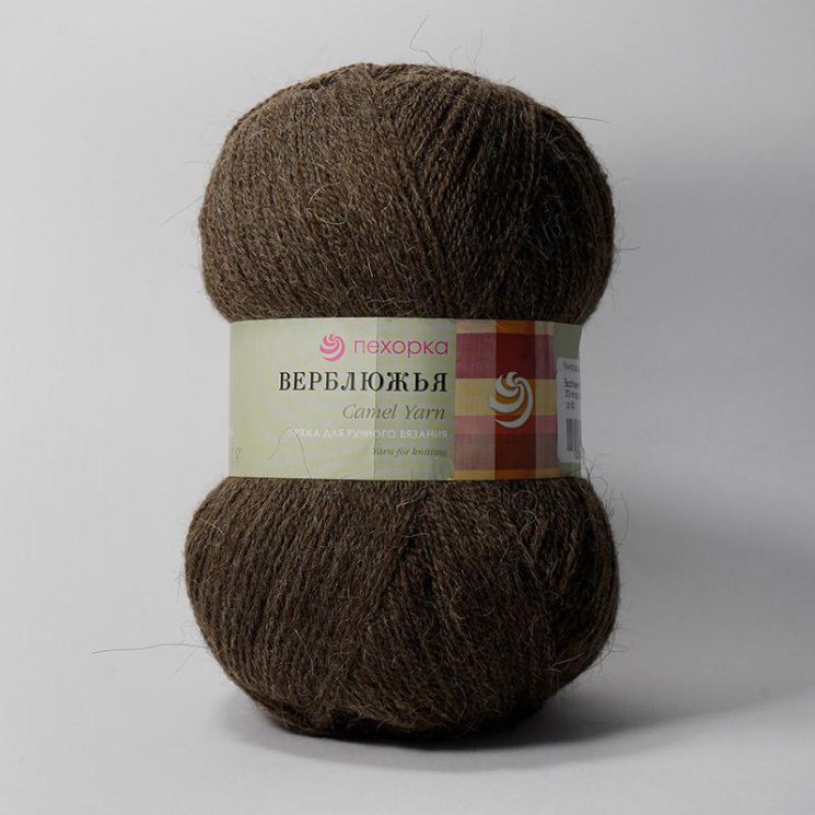 Пряжа ПЕХОРКА Монгольский верблюд // 025 // 251 // Коричневый