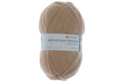 Пряжа ПЕХОРКА Ангорская тёплая // 100 // 43 // Суровый лен