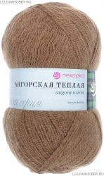 Пряжа ПЕХОРКА Ангорская тёплая // 100 // 478 // Защитный